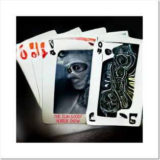 Alien Playing Cards! casino winner Posters and Art